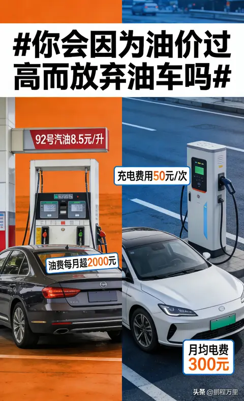 有人为省钱换电车，有人死磕油车：油价到底逼疯了谁？